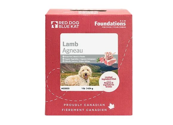 Red Dog Blue Kat Foundations Lamb | Dog (4 x 1/4lb)
