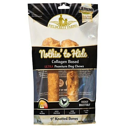 Nothin' to Hide 9&quot; Ultra Knotted Bones | Chicken (2pk)