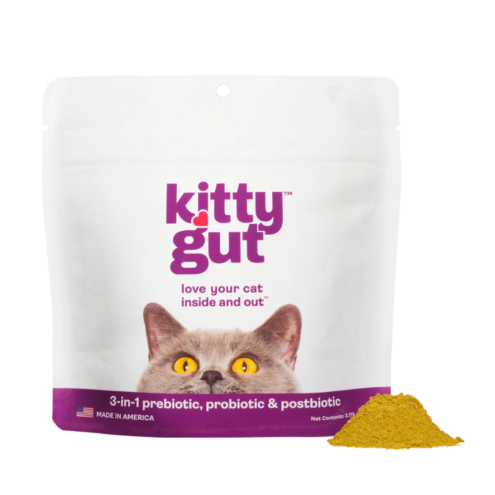Kitty Gut 3-in-1Prebiotic, Probiotic &amp; Postbiotic powder | Cat (90g)
