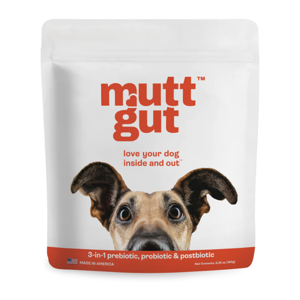 Mutt Gut 3-in-1Prebiotic, Probiotic &amp; Postbiotic powder | Dog (90g)