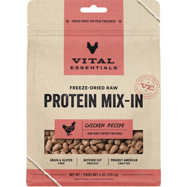 Vital Essentials Protein Mix-In Chicken Toppers | Dog (6oz)