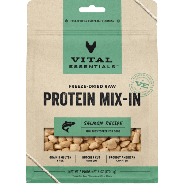 Vital Essentials Protein Mix-In Salmon Toppers | Dog (6oz)
