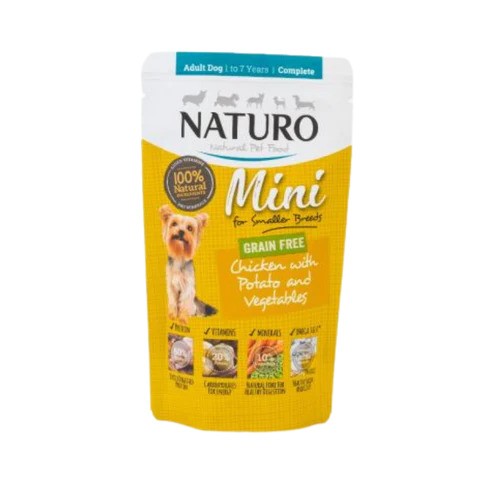 Naturo Mini Grain Free Chicken  | Pouch (150g)
