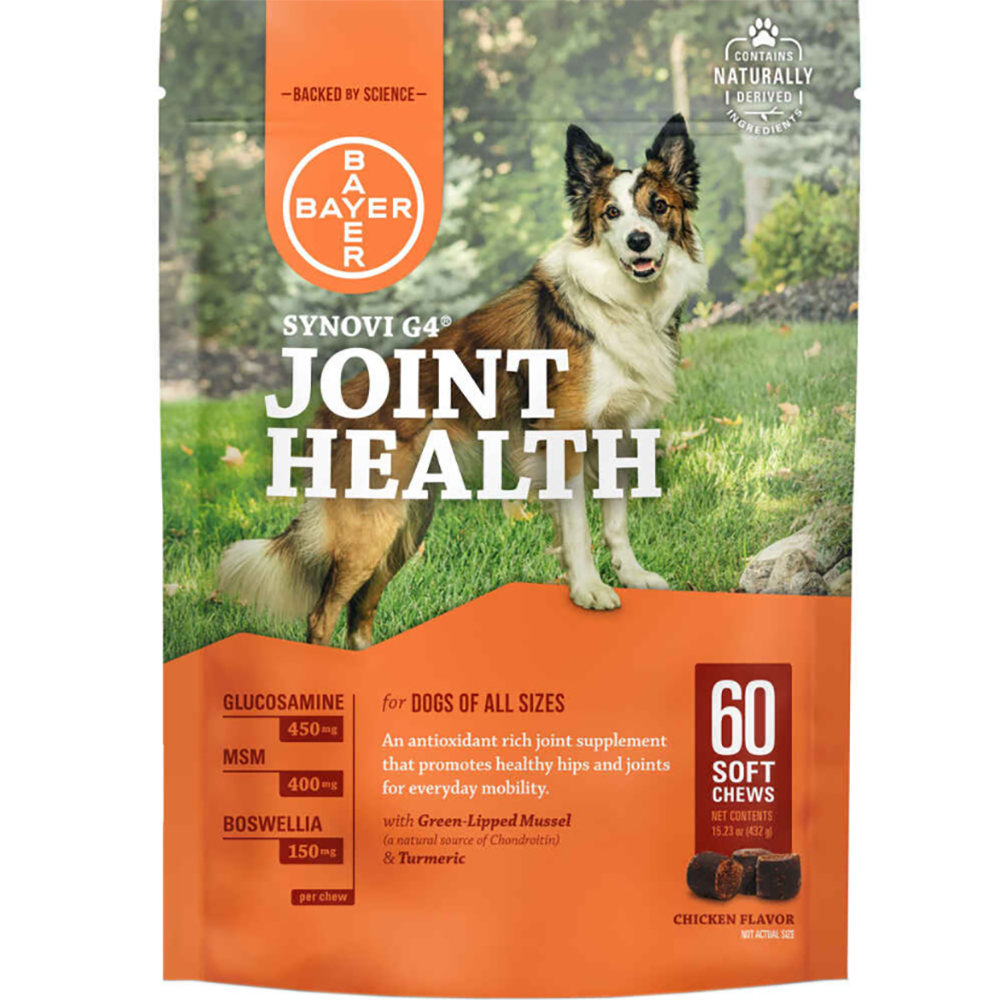 Synovi G4 Chewable Joint Supplement | Dogs (60 count)
