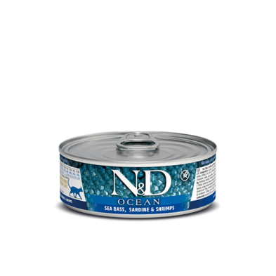 Farmina N&amp;D OCEAN Sea Bass, Sardine and Shrimp | Cat (70g)