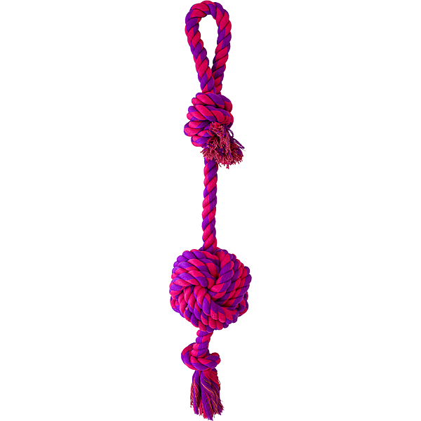 Knotty Loop &amp; Knotted Tail Pink &amp; Purple (25&quot;)