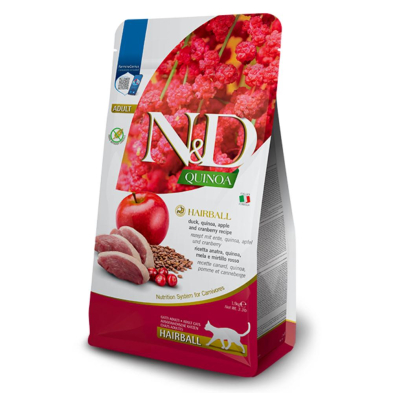 Farmina N&amp;D Quinoa Adult Cat - Hairball Control (1.5kg)