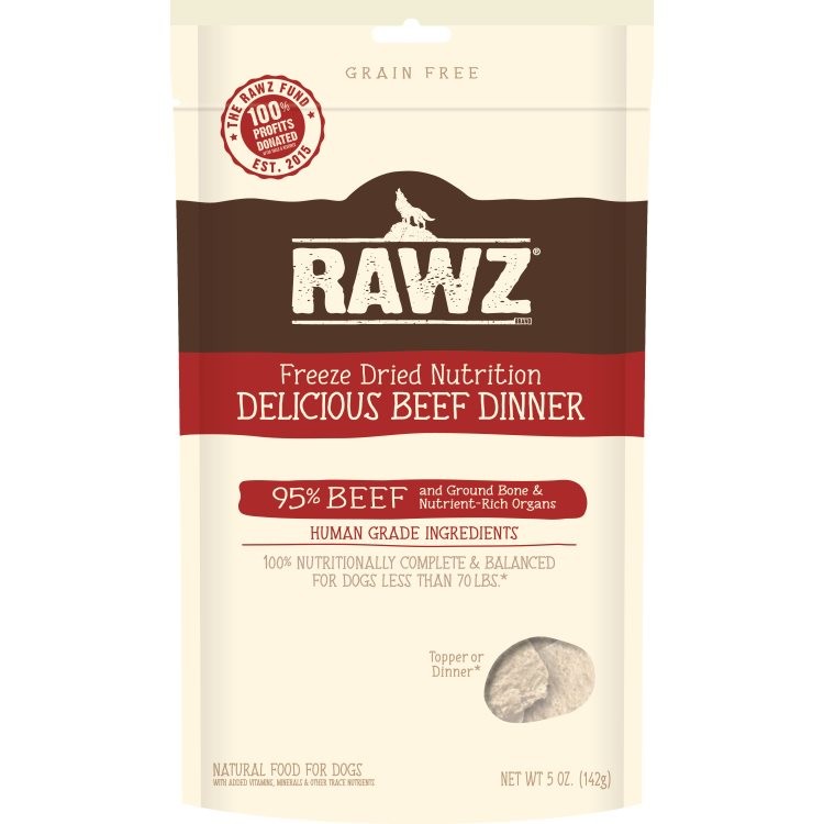 Rawz Freeze Dried Delicious Beef Dinner | Dog
