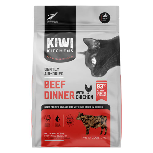 Kiwi Kitchens Gently Air Dried Beef &amp; Chicken Dinner | Cat